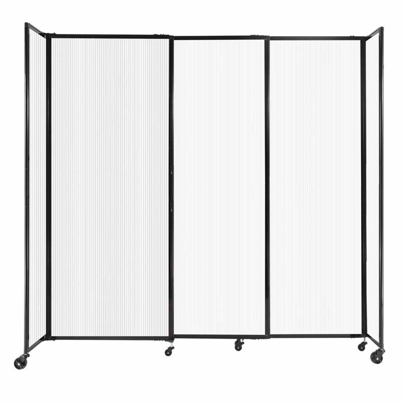 Cloison murale en polycarbonate 360, H 82 po x l 86 po x P 1 po, Opale