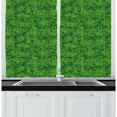 Floral Kitchen Curtain