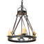 Greenbriar Oak 4 - Light Chandelier