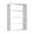 Devi White Wall Mounted Wood Closet System-1614306039