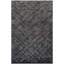 Geometric Flatweave Cotton Dark Gray Rug-53934478
