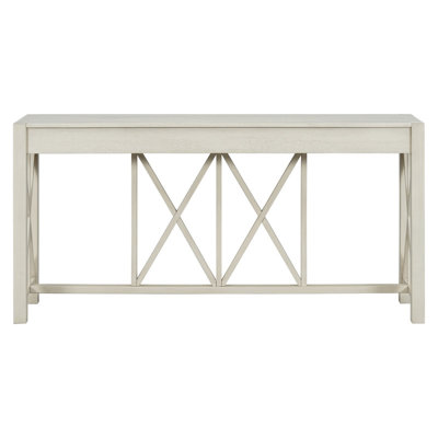 Narrow Console Table with Curved Corner, Retro Entryway Table with Top Drawer and Open Shelf, Sofa Table Console Tables for Entryway, Hallway and Living Room