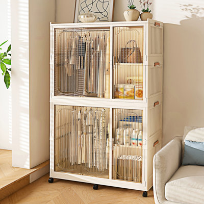 Organisateur de rangement pour garde-robe portable