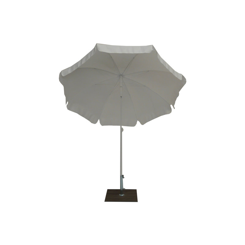 Harrietstown 190cm Tilt Market Parasol, White
