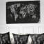 Carte du monde - impression sur toile-53768038-53768039