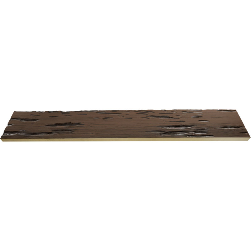 Planche en faux bois Pecky Cypress Endurathane, H 10 po x l 96 po x P 1 po, Vieilli