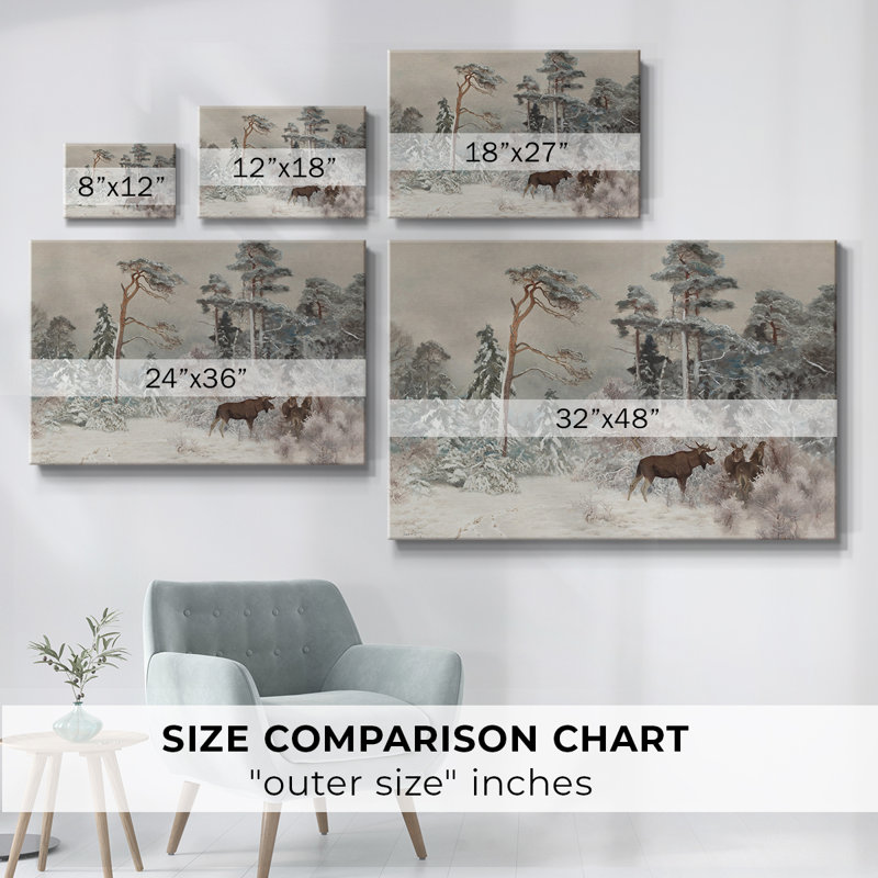 Paysage rétro - CCLxxiii - Toile tendue avec châssis, Toile tendue, H 9 po x l 13 po x P 1,5 po