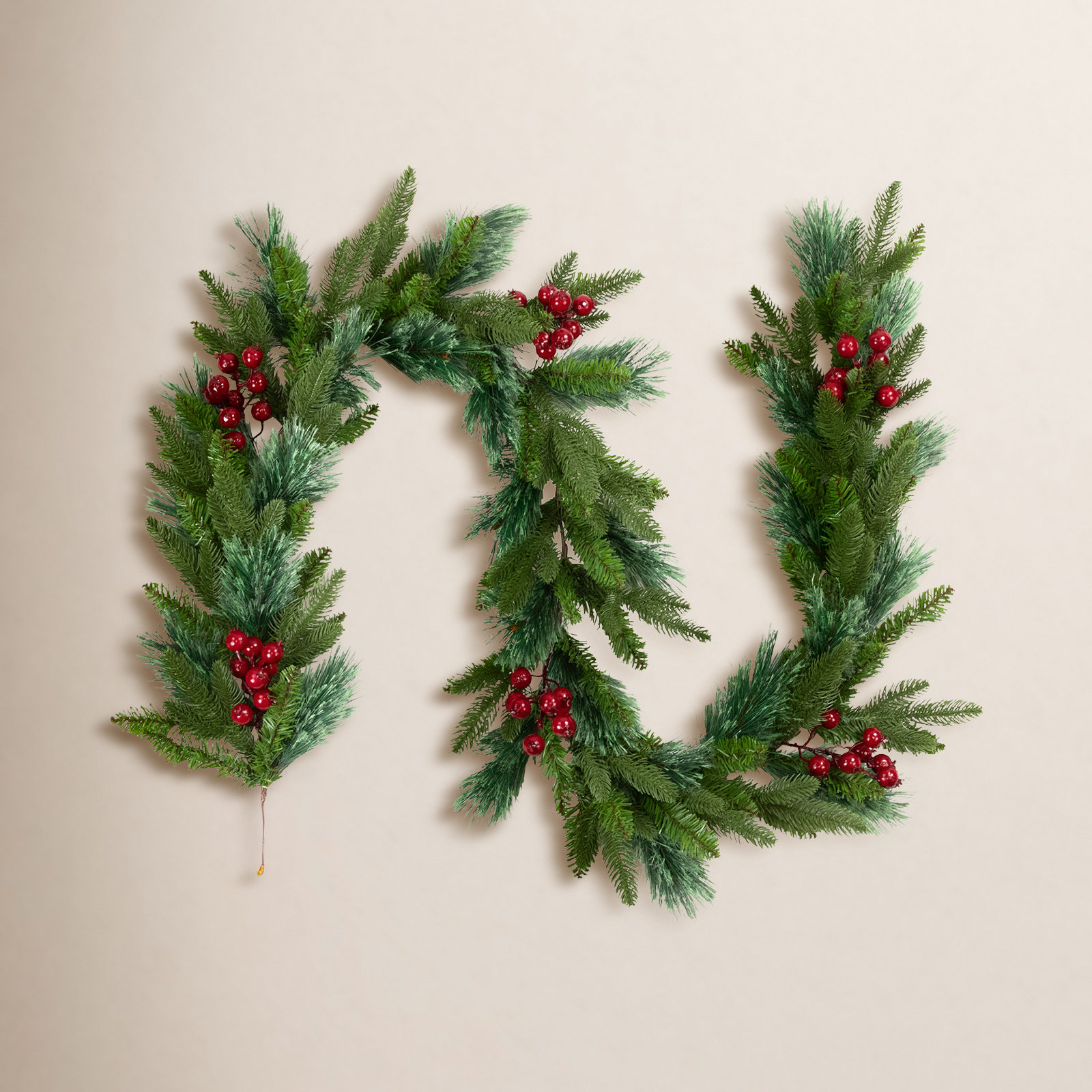 84" Berry Fir Christmas Garland