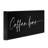 " Coffee Bar Classy Script Text Black Background Sign " by Lux + Me Designs-73832999-73832998