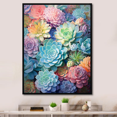 Eugine " Green Blue Succulents Succulent Dreams "