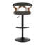Tabouret de bar rotatif à hauteur ajustable Gardenia-93726382-93726381