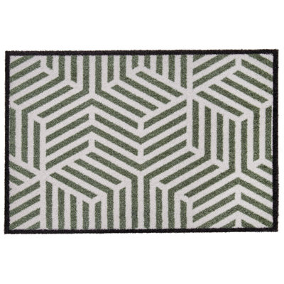 Aretzy Recylon Geo Kitchen Mat