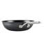 Kitchenaid Nitro Carbon Steel Stir Fry Pan / Wok Pan, Stainless Steel, Induction Suitable, 10 Inch, Gray