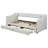 Twin XL to King Size Upholstered Daybed with Two Drawers-1895367294