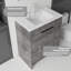 Meuble-lavabo sur pied 36 po avec lavabo à fermeture en douceur pour petites salles de bain 36 po-133397026-133397028