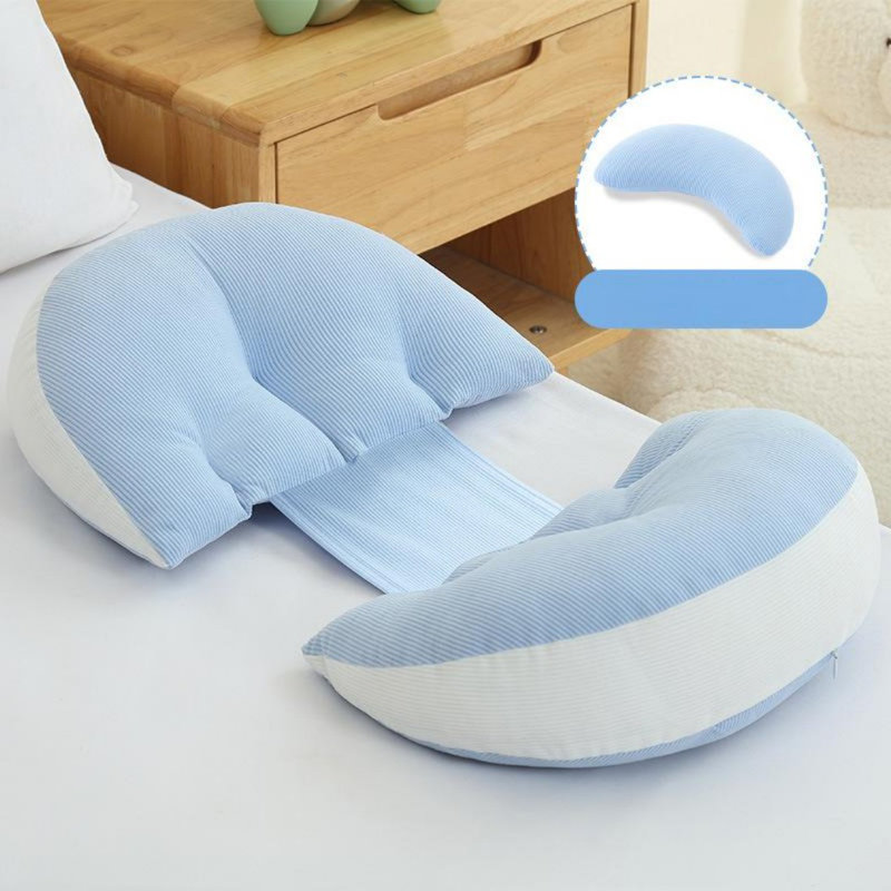 Coussin pour la grossesse Coussin de sommeil pour oreiller, Bleu