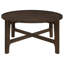 Table basse ronde en bois massif