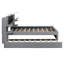 Grand lit plateforme tapissier avec tiroirs et tablettes-2088599518