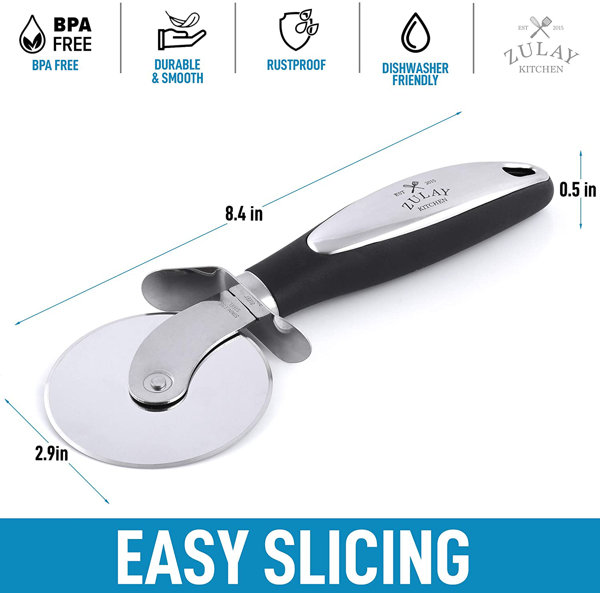 Soft Touch Pizza Cutter - Stainless Steel - Cuisinart