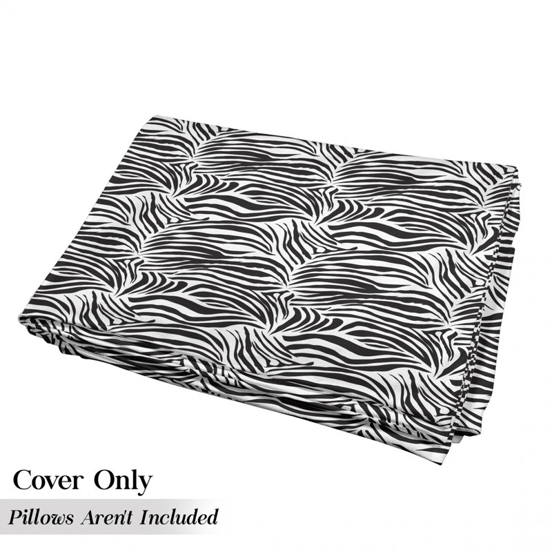 Housse de coussin d'extérieur Zebra, H 2 po x l 36 po x P 88 po