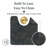 Decorative Contour Bath Mat 20x18 – Ultra Absorbent Quick Dry Rug with Anti-Slip Rubber Backing-114646145
