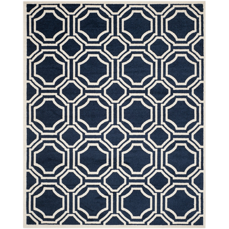 Soler Geometric Hand Woven Indoor / Outdoor Area Rug, Rectangle 236 x 305cm
