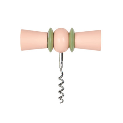Corkscrew Green & Pink