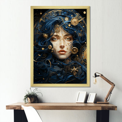 " Zodiac Dreams Woman Portrait "