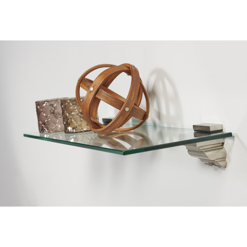 Capri 8X36 Shelf Kit With Crowne, Clear