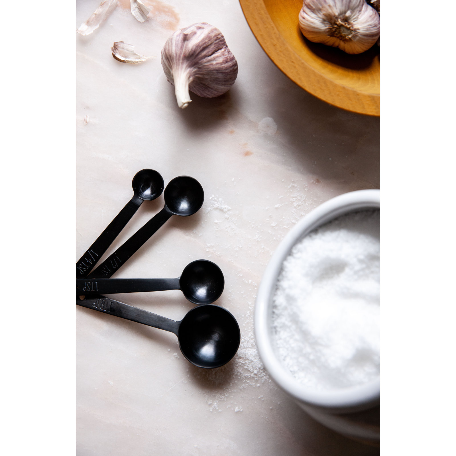 Stowe Measuring Spoon Set, Brushed Onyx