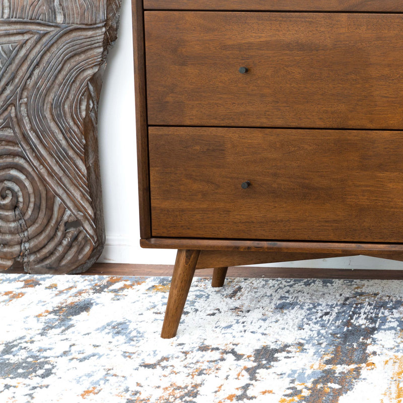 Caoilin Solid Wood 35'' W 3 - Drawer Dresser