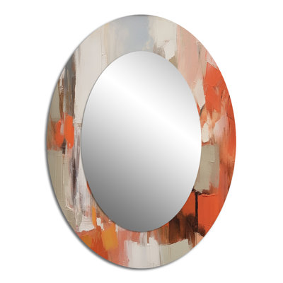 Décoration miroir orange orange Minimalims Enchantment II - Orange