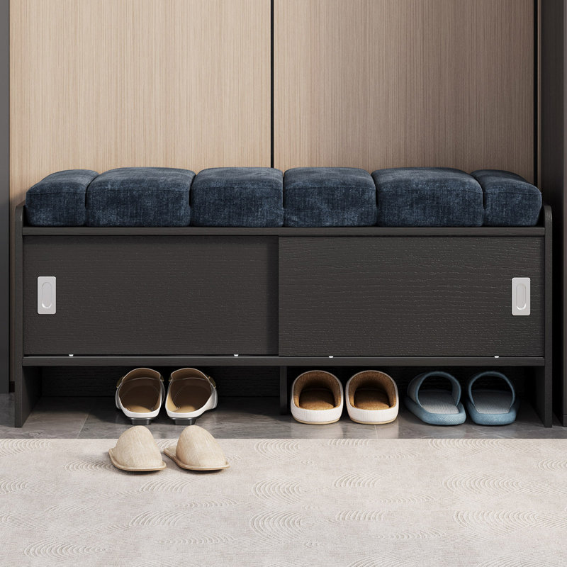 Polyester Upholstered Storage Bench