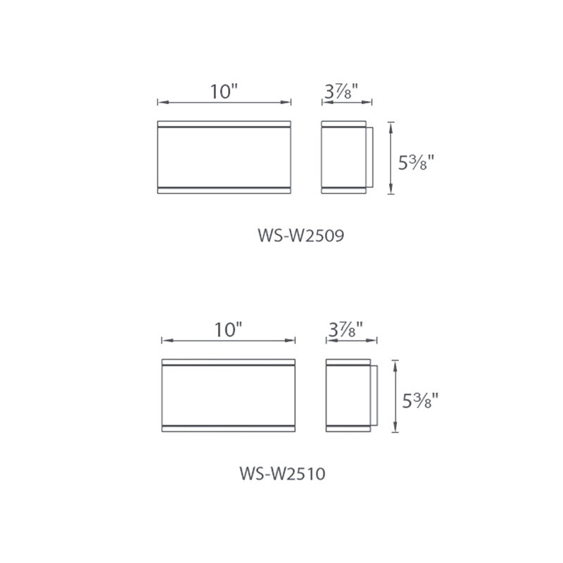 Rubix LED Outdoor Flush Mount, Graphite