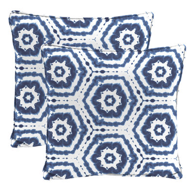 16" x 16" Outdoor Throw Pillow with Welt (Set of 2)