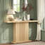 Console à panneau de bois cannelé