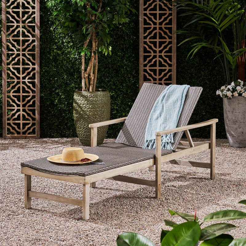 Chaise longue d'extérieur Eyvah