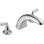 Garniture de robinet de baignoire romaine à poignée simple Foundations