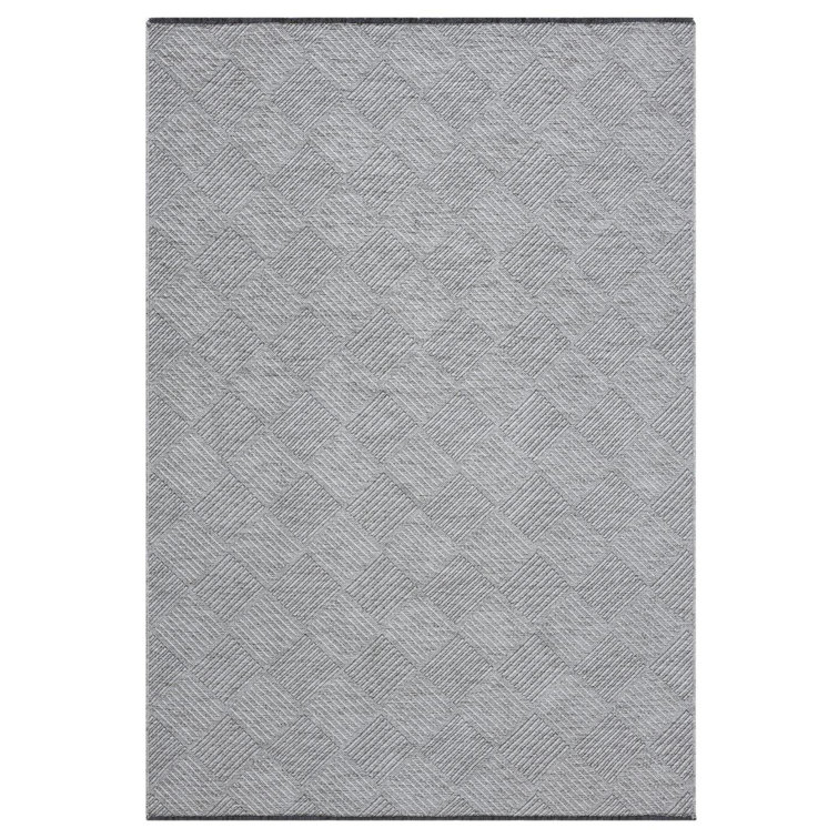 Modern Checkered Non-Slip Washable Area Rug