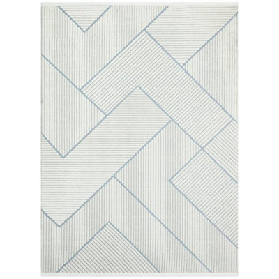 Lilia Rectangle Geometric Indoor / Outdoor Area Rug