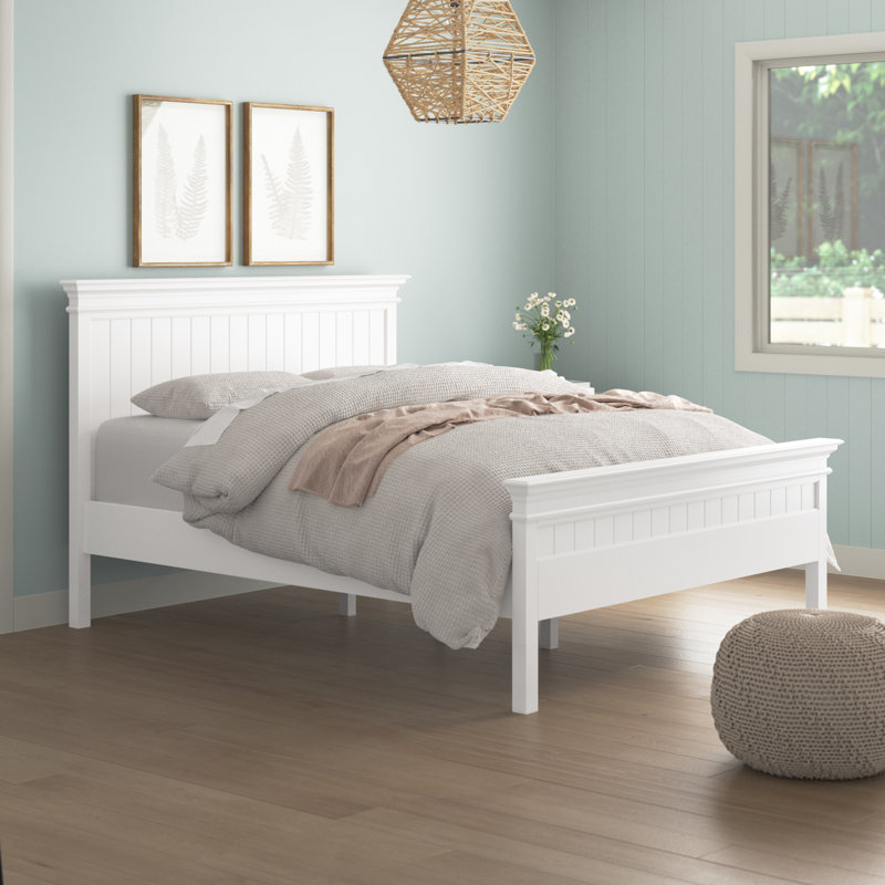 Halifax Solid Wood Platform Bed, Queen