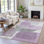 Tapis mauve lavable à la machine intérieur / extérieur Xhevrie-112122706