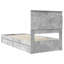  Bed Frame With Drawer Sonoma Oak 75 X 190 Cm Engineered Wood-1394221320-1394221333
