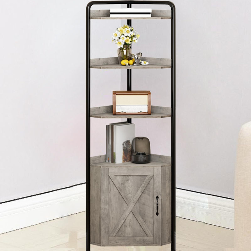 Étagère de rangement en coin Tressa
