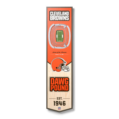 NFL 3D 8x32 Stadiumview Banner