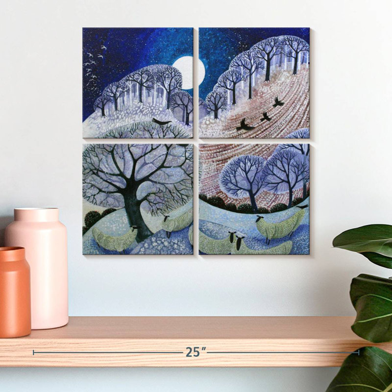 First Snow Surrey Hills, 18" H x 18" W