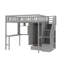 Lit mezzanine double avec bureau intégré Giacopo par Harriet Bee-927029089