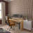 Casablanca Adjustable Wood Decorative Slat Wall Panel Kit-94559045-94559040