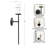 Blaise 14.0" Metal Wall Sconce-95762308-114543655