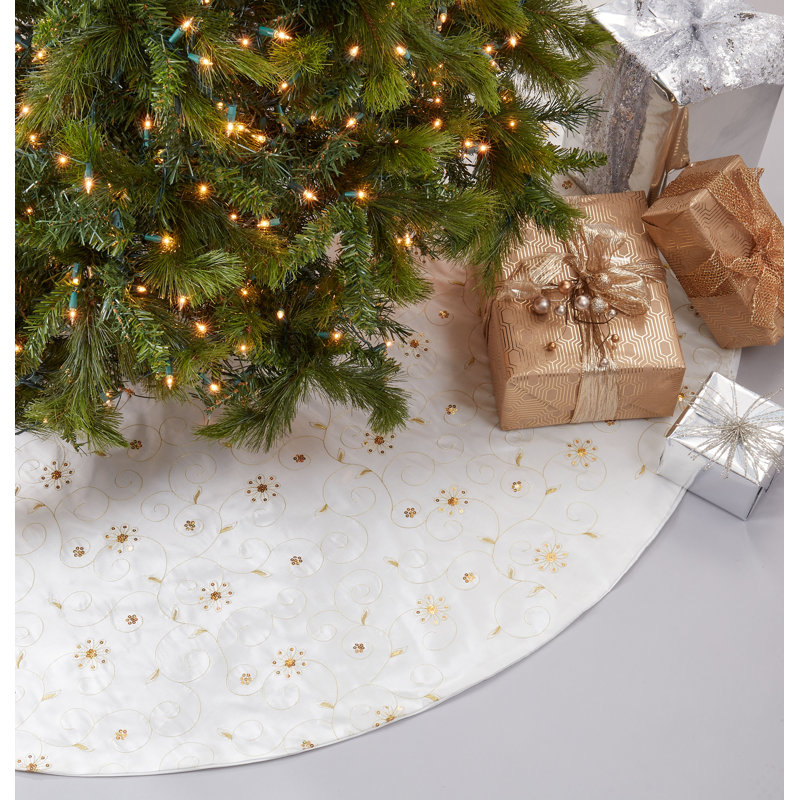Tree Skirt, Ivory, 54"